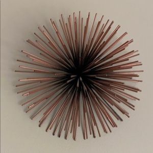 3 piece sea urchin wall decor